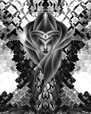 Mistress Of The Cuboid BW